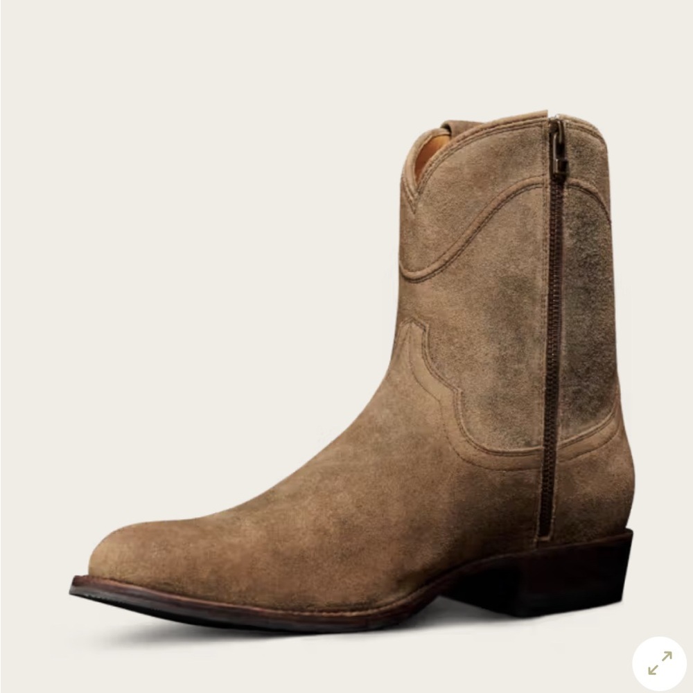 Tecovas Dean Gravel Suede Western Boots
